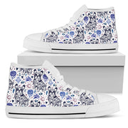 French Bulldog Lovers Women's High Top Shoes