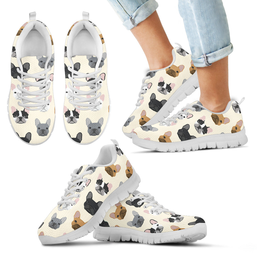 French Bulldog Kids Sneakers