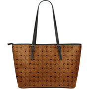 French Bulldog Lover's Vegan Leather Tote