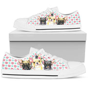 French Bulldogs Kisses Mens Low Top Shoes