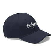 bullymama black embroidered cap navy side view