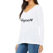 bullymama french bulldog white flowy top