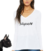 bully mama frenchie mama women's flowy top