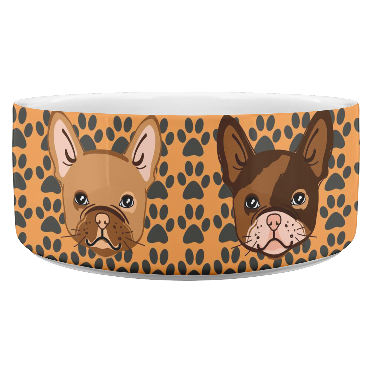 French Bulldog Food Bowl Frenchie Dog Dish