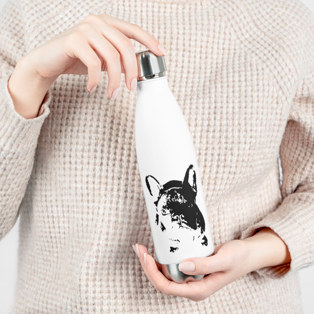 french bulldog water bottle