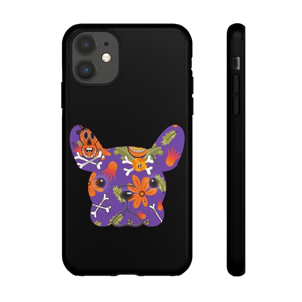 Sugar Skull French Bulldog Phone Case