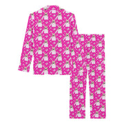 french bulldog pink womens pajamas