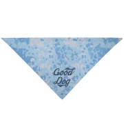 good dog bandana scarf blue camo