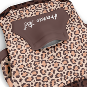 personalized dog hoodie leopard print