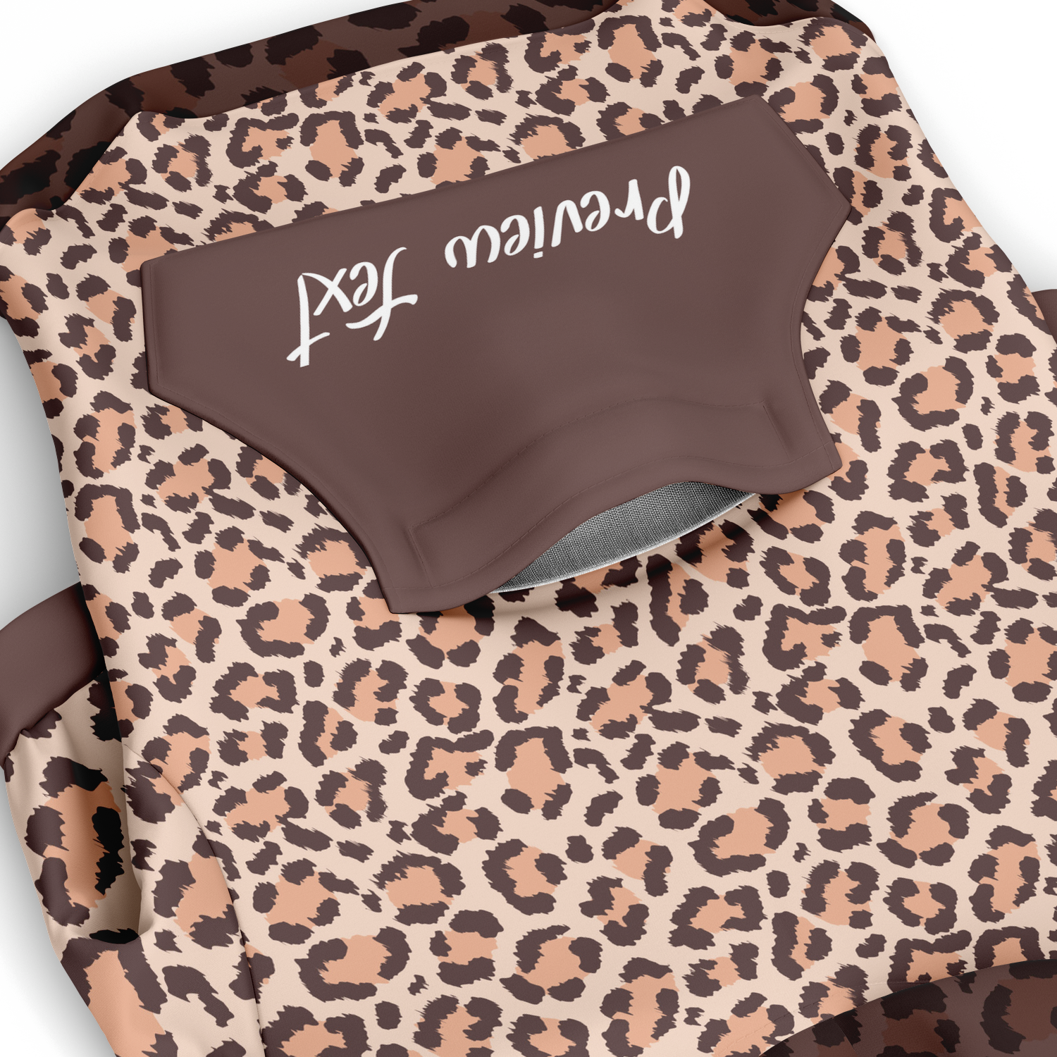 personalized dog hoodie leopard print