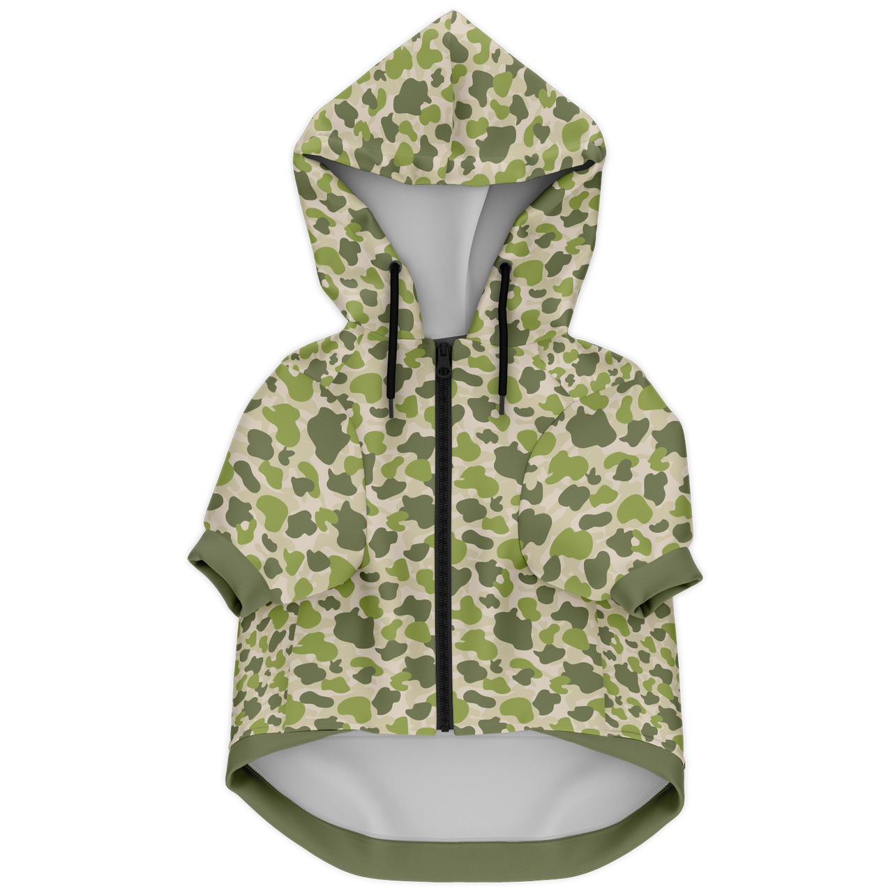 personalized camo dog hoodie