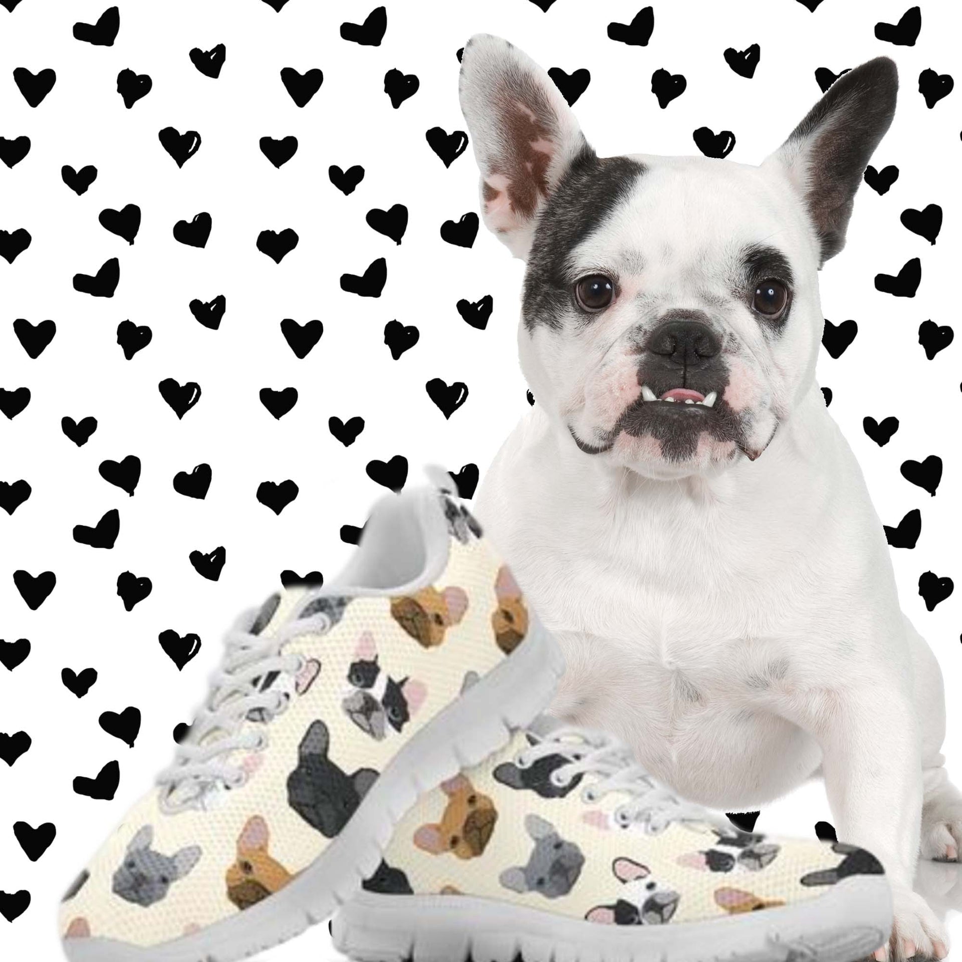 French Bulldog Mom Sneakers