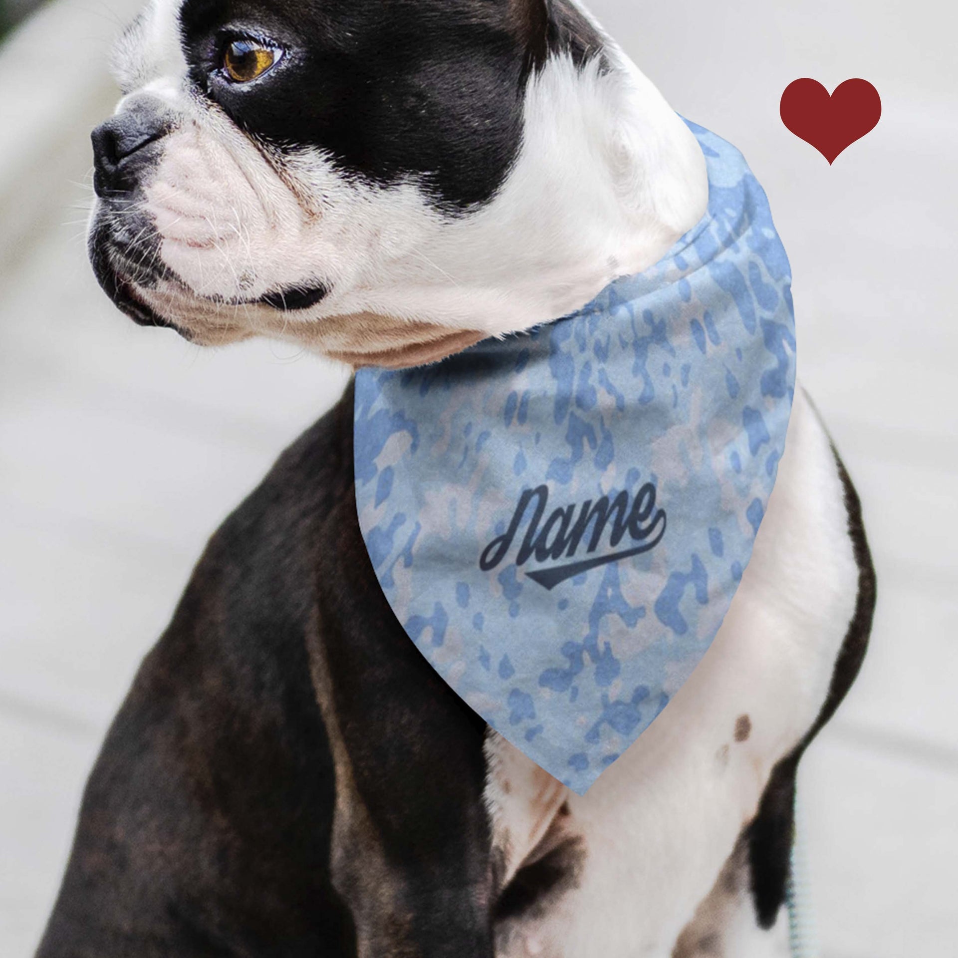 Personalized Dog Bandana Scarf