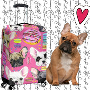 French Bulldog Pink Luggage Cove