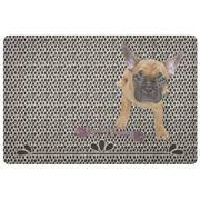 French Bulldog Personalized Welcome Mat Fawn Frenchie