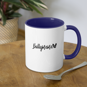 Bullymama Coffee Mug - white/cobalt blue