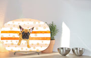 French Bulldog Platter Stand