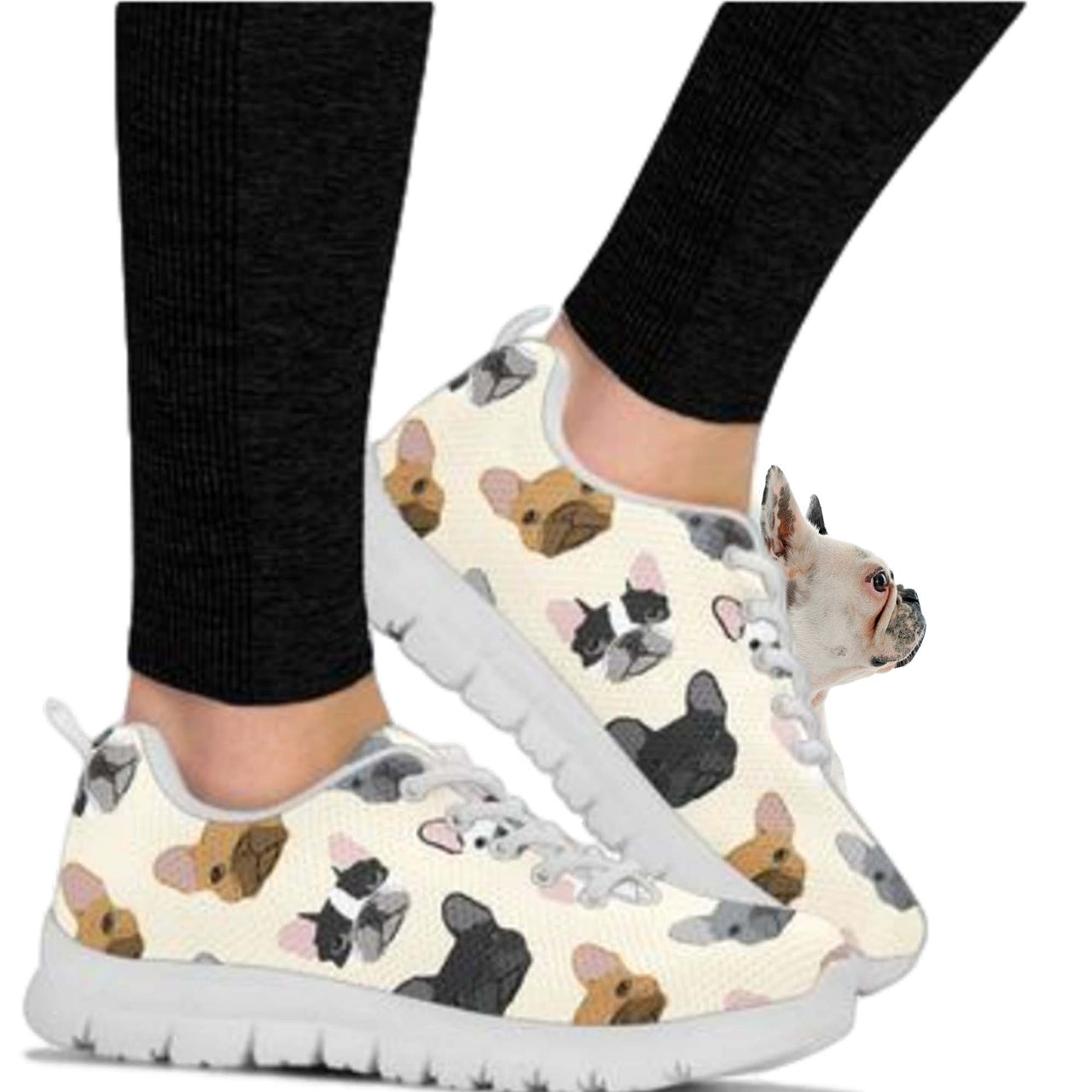 French Bulldog Mom Sneakers